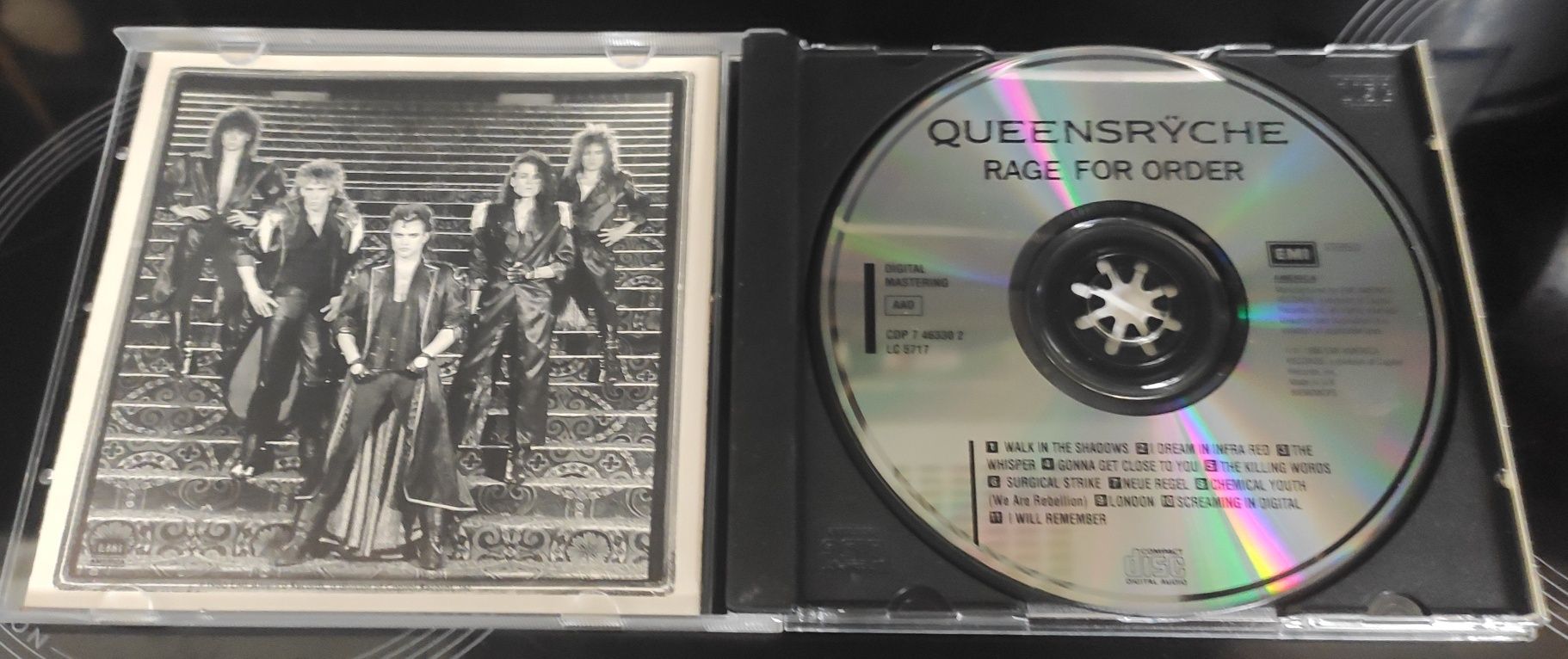 Queensryche "Rage for Order" cd