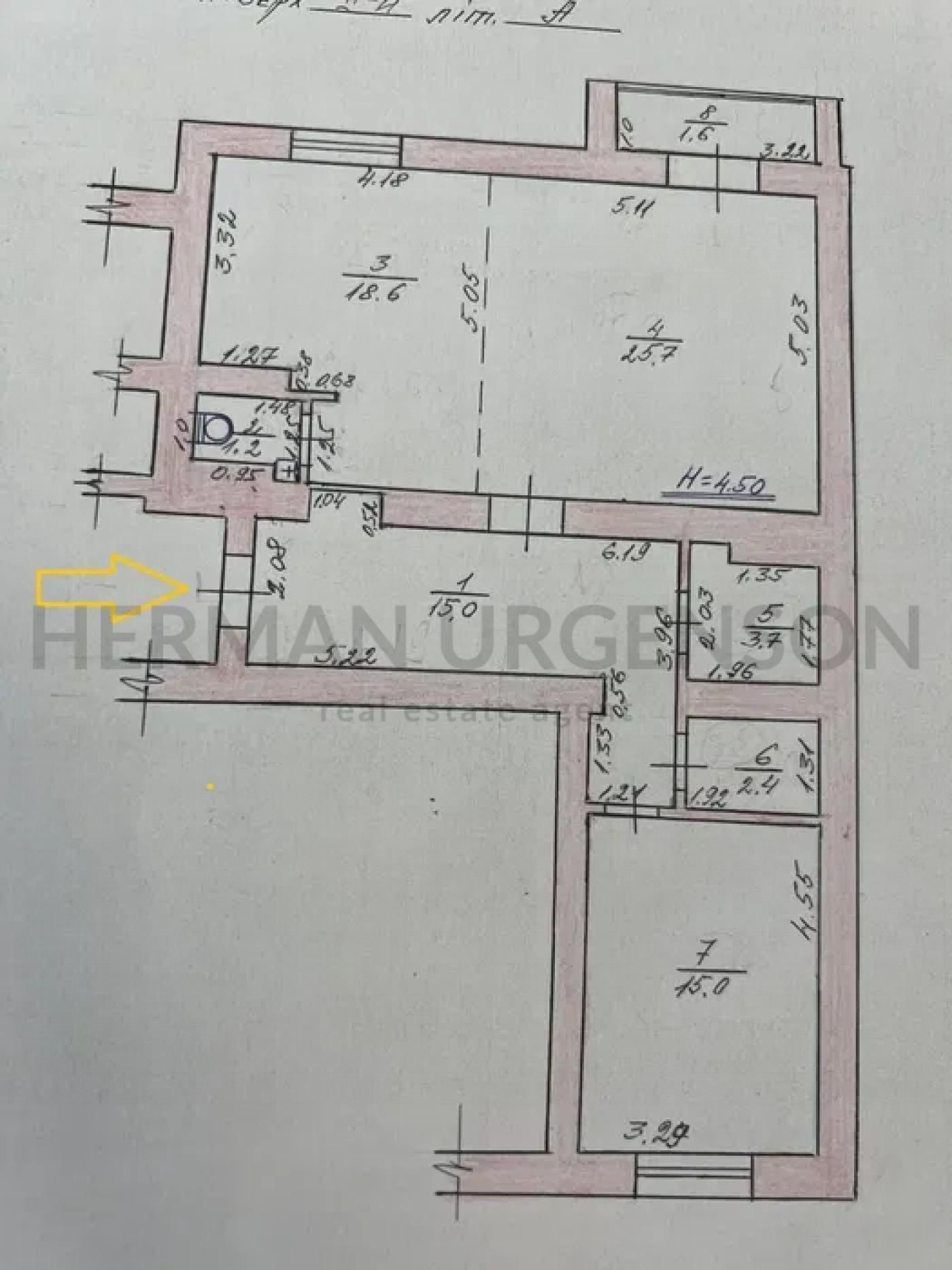 Продаж 2к квартири 84 м.кв., вул. Гленца, Великий Галагов, Ужгород