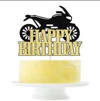 Topper na tort urodzinowy Motocyklista