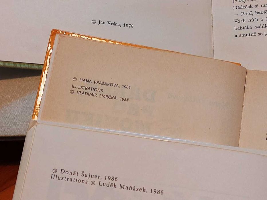 Zestaw 10 bajek PRL, ksiazki dla dzieci 1970-80 z Czechosłowacji