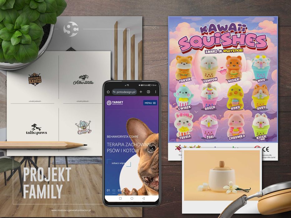 Logotypy, grafika reklamowa, banery, strony internetowe, fotografia