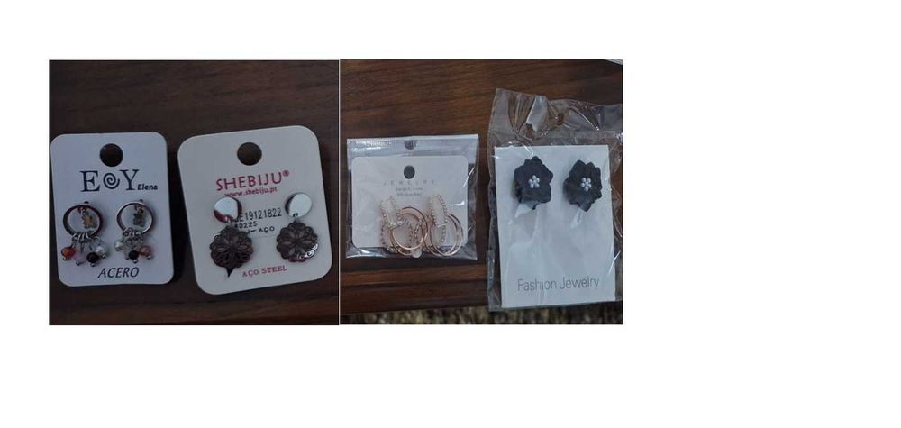 Brincos novos  - diferentes