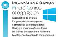 Reparação de informática no Estoril. Domicílios. Recuperação de dados.
