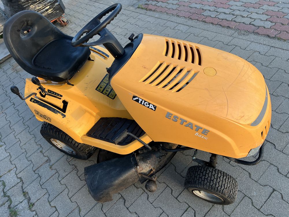 Traktorek Kosiarka Stiga Estate z koszem manual kosisko wyrzut CZĘŚCI