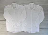 Рубашки подростковые однотонные George белые идеал 2 шт 13-14 р
