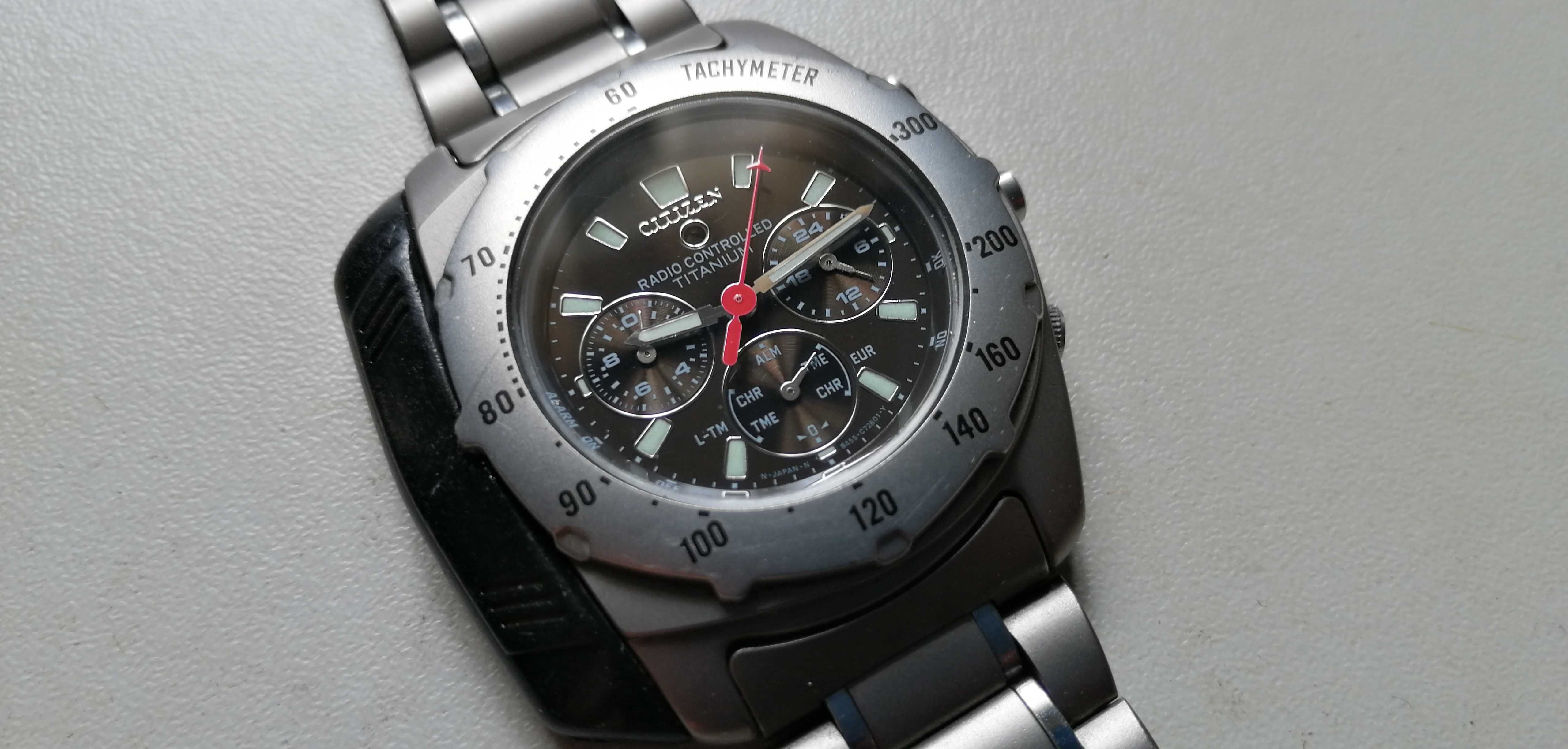 CITIZEN - SPACEMASTER - radio - tytan - zegarek - 2