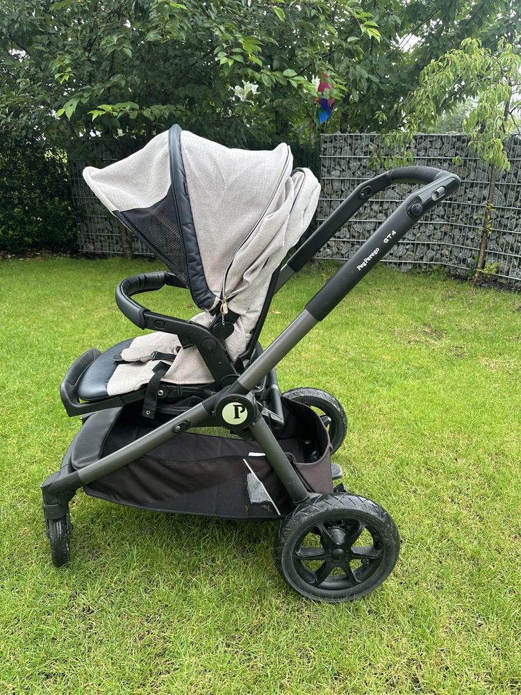 Wózek dziecięcy Peg Perego GT4, fotelik, pojedynczy lub podwójny wózek