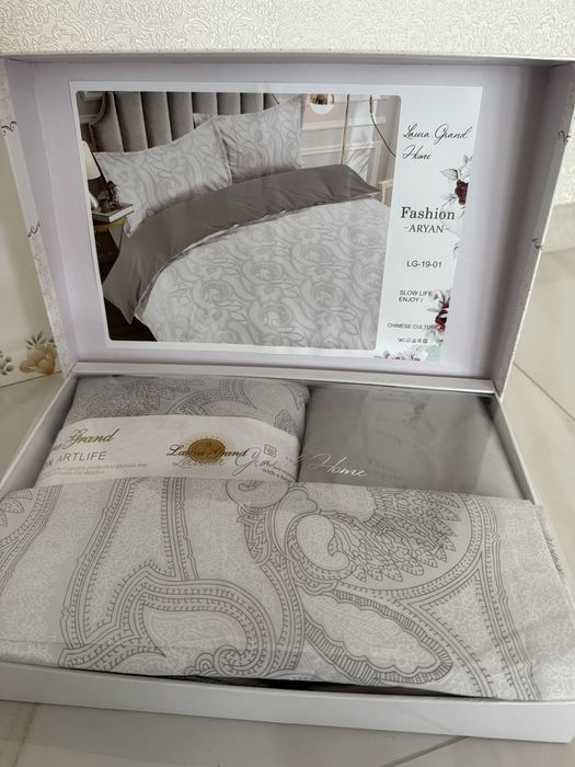 Постіль сатин , розмір євро