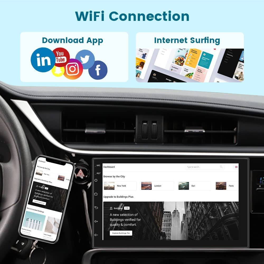 Radio 2din 2/32GB android 11 de 7" CARPLAY android Auto GPS WiFi NOVO