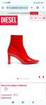 Botas Botim vermelho Diesel D Millenia 36