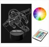 Lampka nocna prezent 3D LED imię TOY STORY buzz