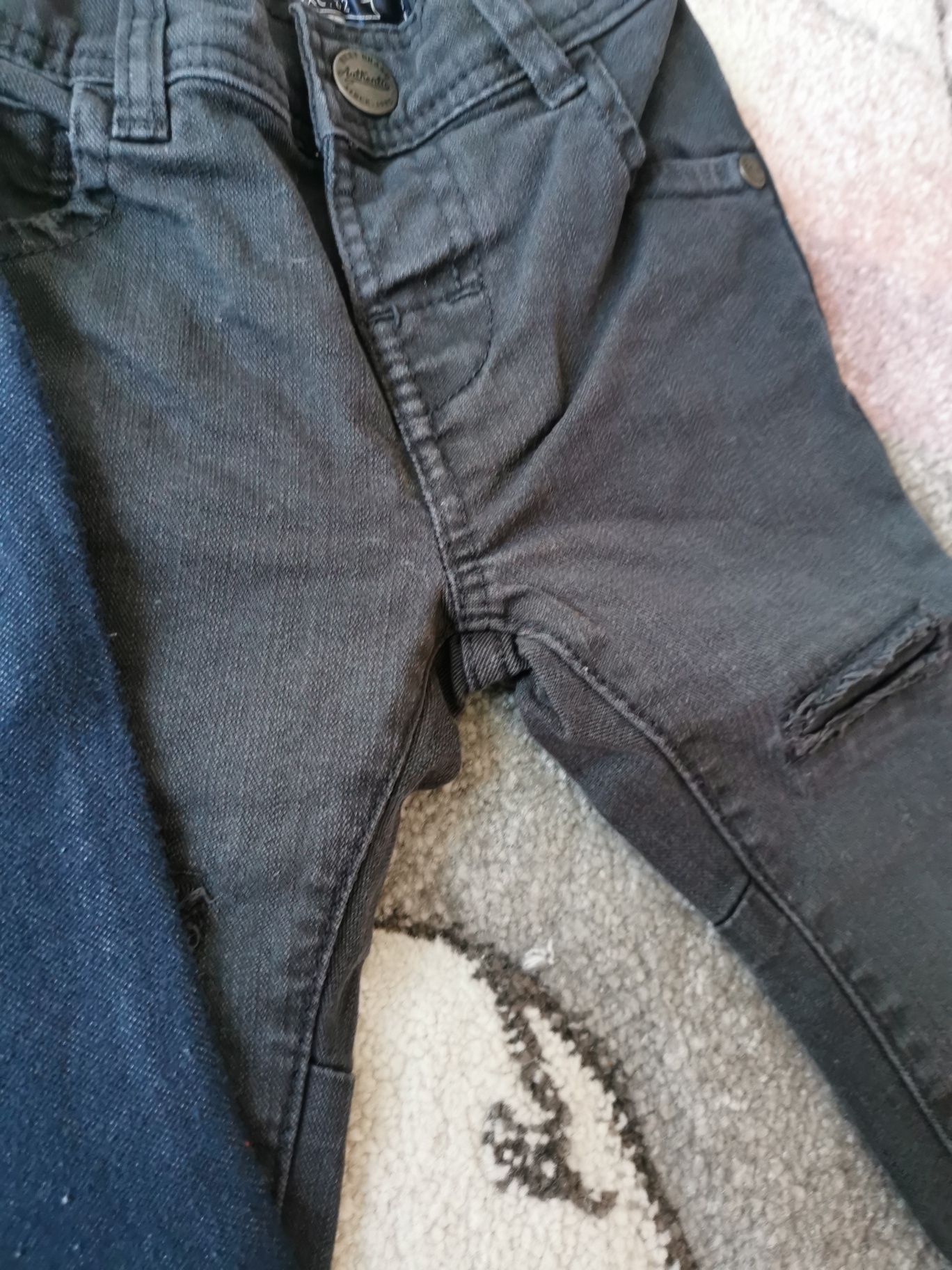 68 4 x spodnie dżinsy dresy leginsy
