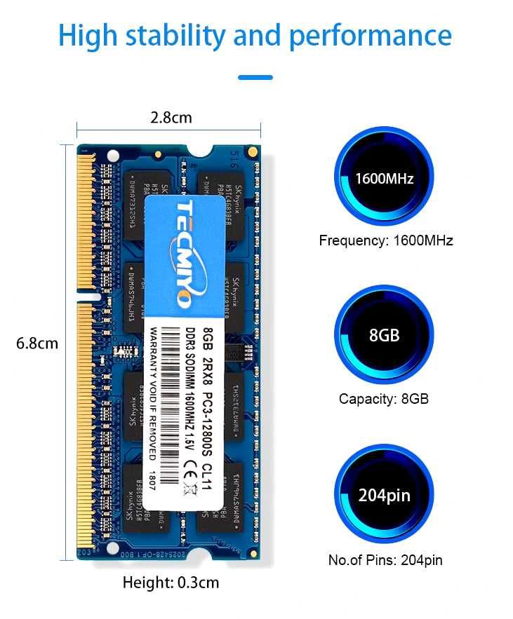 Оперативка Tecmiyo 16GB (2X 8GB) DDR3