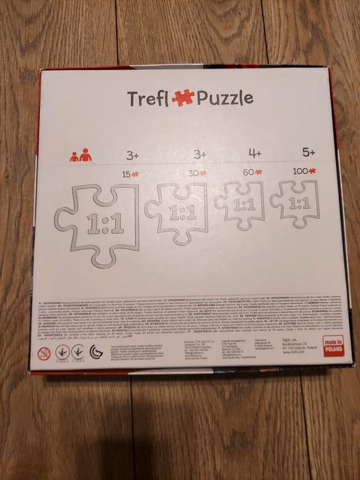 Puzzle 4 in 1 - dla chłopca i dla dziewczynki