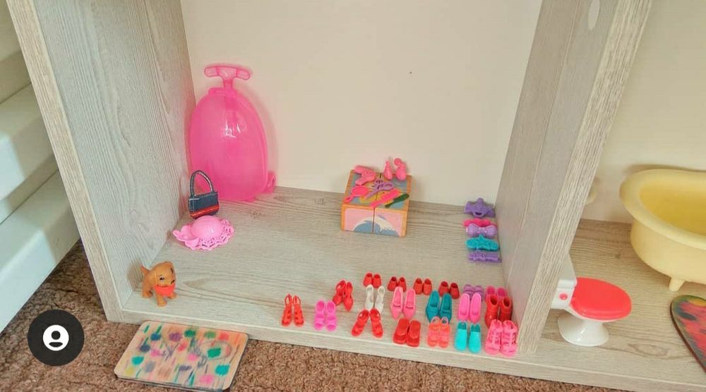 Будиночок для Барбі (будинок/домик/домік для ляльок, ляльковий дім)