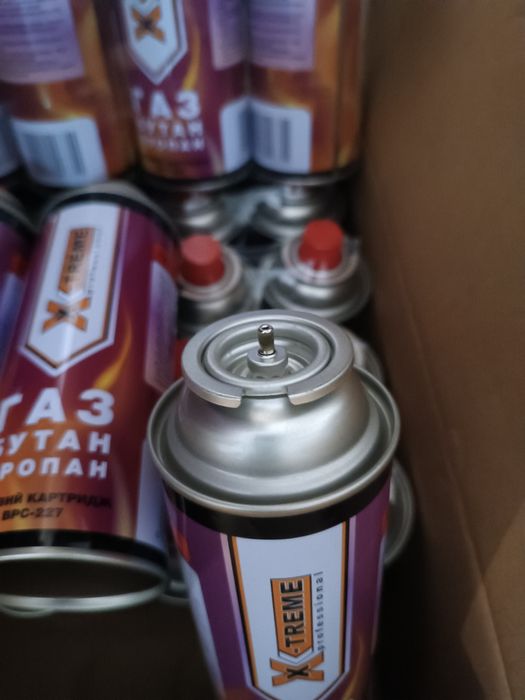 Цанговий балон, запаска, до туристичних та портативних плит всіх типів