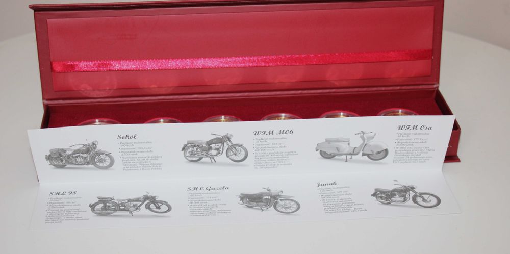 Numizmaty, monety, kolekcja Kultowe Polskie Motocykle, 2014