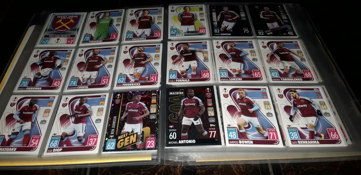 Zamienię karty z kolekcji Match Attax Champions League sezon 2021/2022