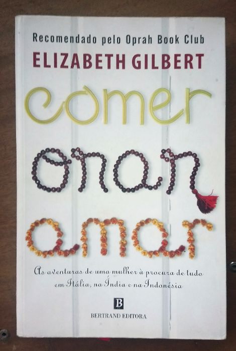 Comer, Orar Amar o livro do filme