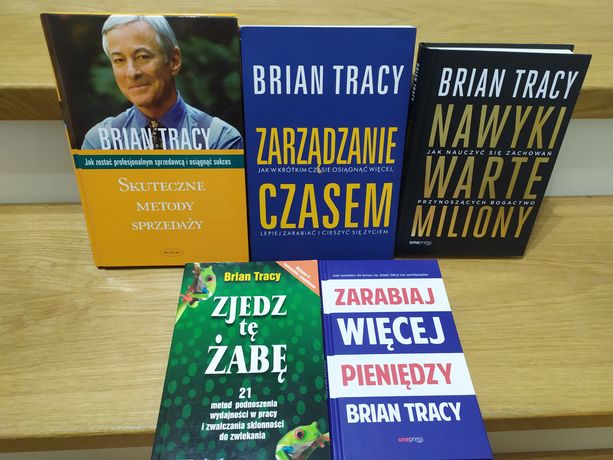 Brian Tracy 5 książek. Nawyki warte miliony Zjedz tę żabę