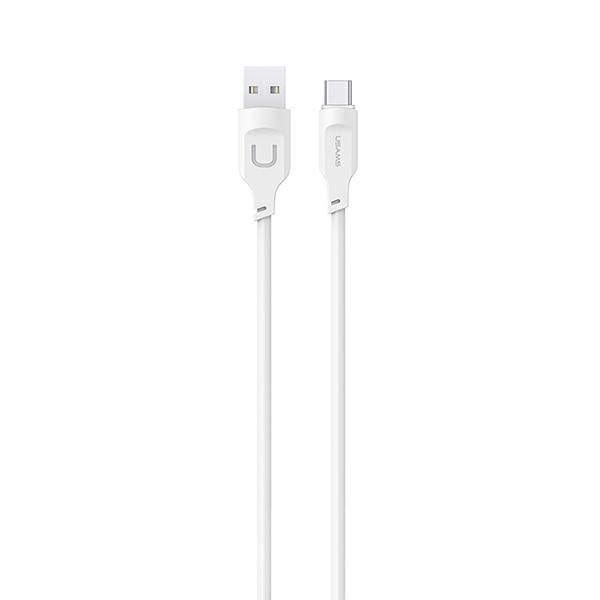 USAMS Kabel USB-C PD 6A Lithe Series 66W - Biały, 1,2m