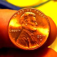 Moneta obiegowa USA 1 cent 2017r P