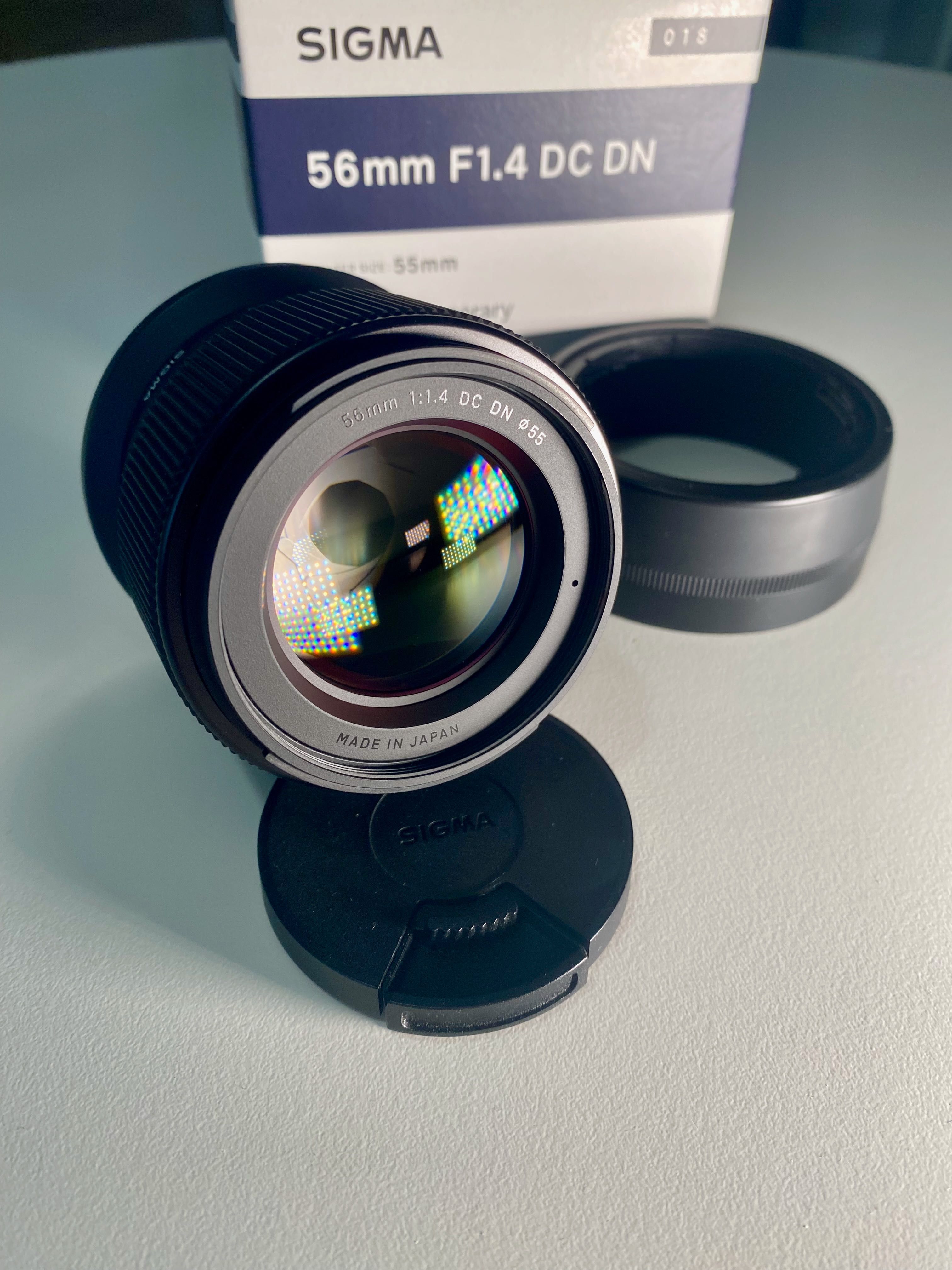 SIGMA 56 mm F1.4 DC DN I Contemporary Nikon Z - Stan idealny