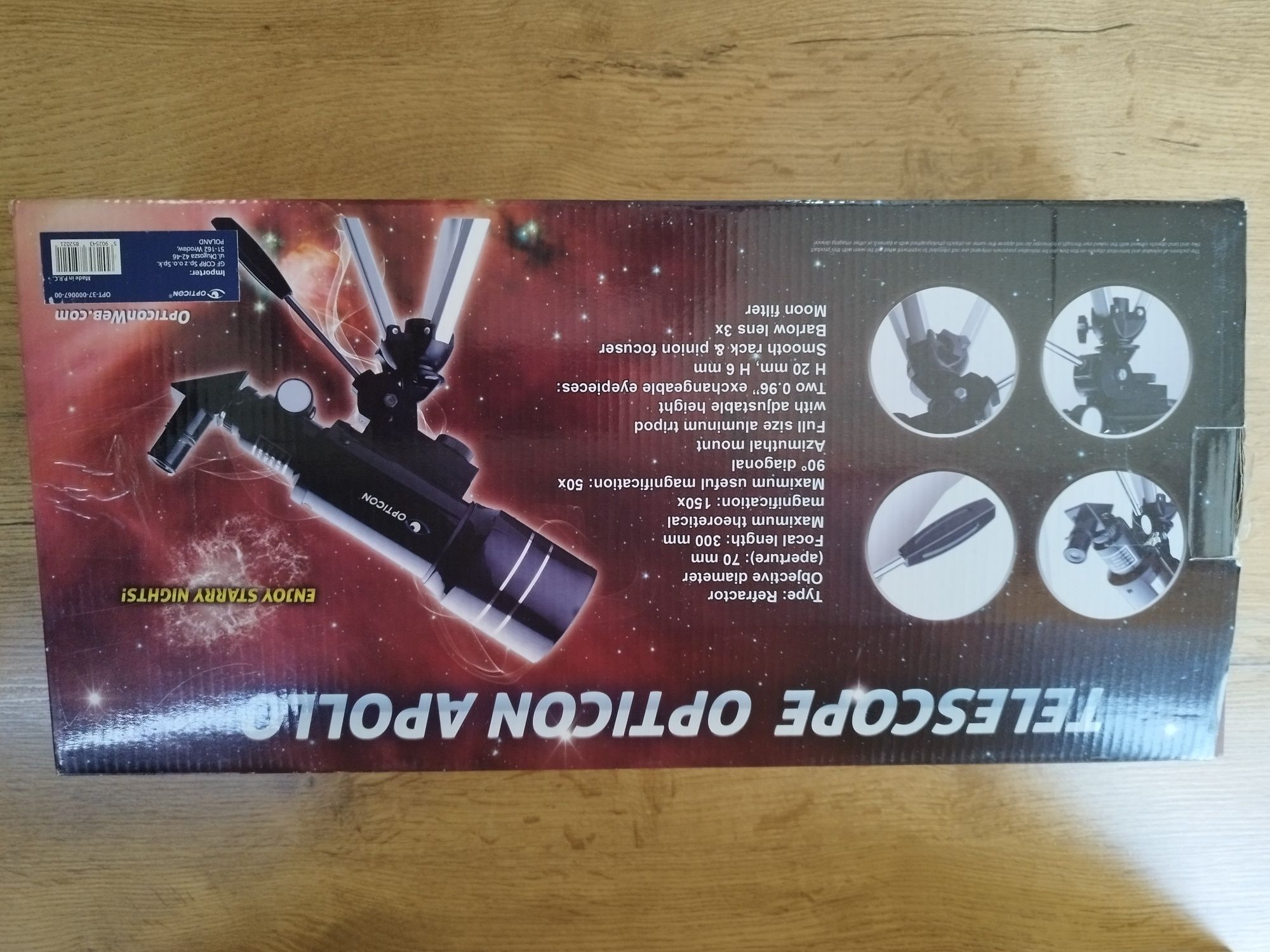 Teleskop Opticon Apollo jak nowy.