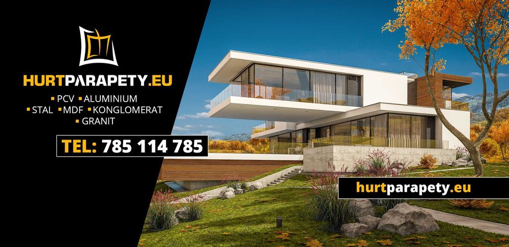 Parapety wewnętrzne zewnętrzne