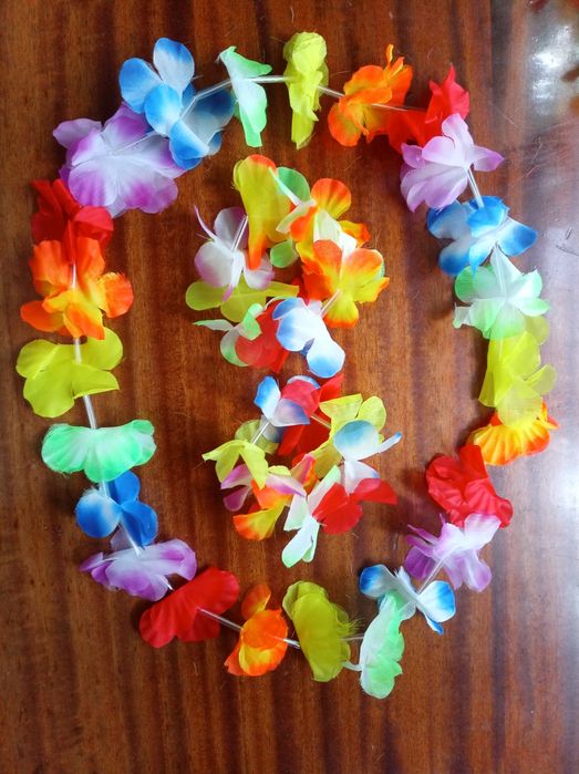 Гавайські леї, гавайские леи 40-45 грн/шт Aloha party фотозона