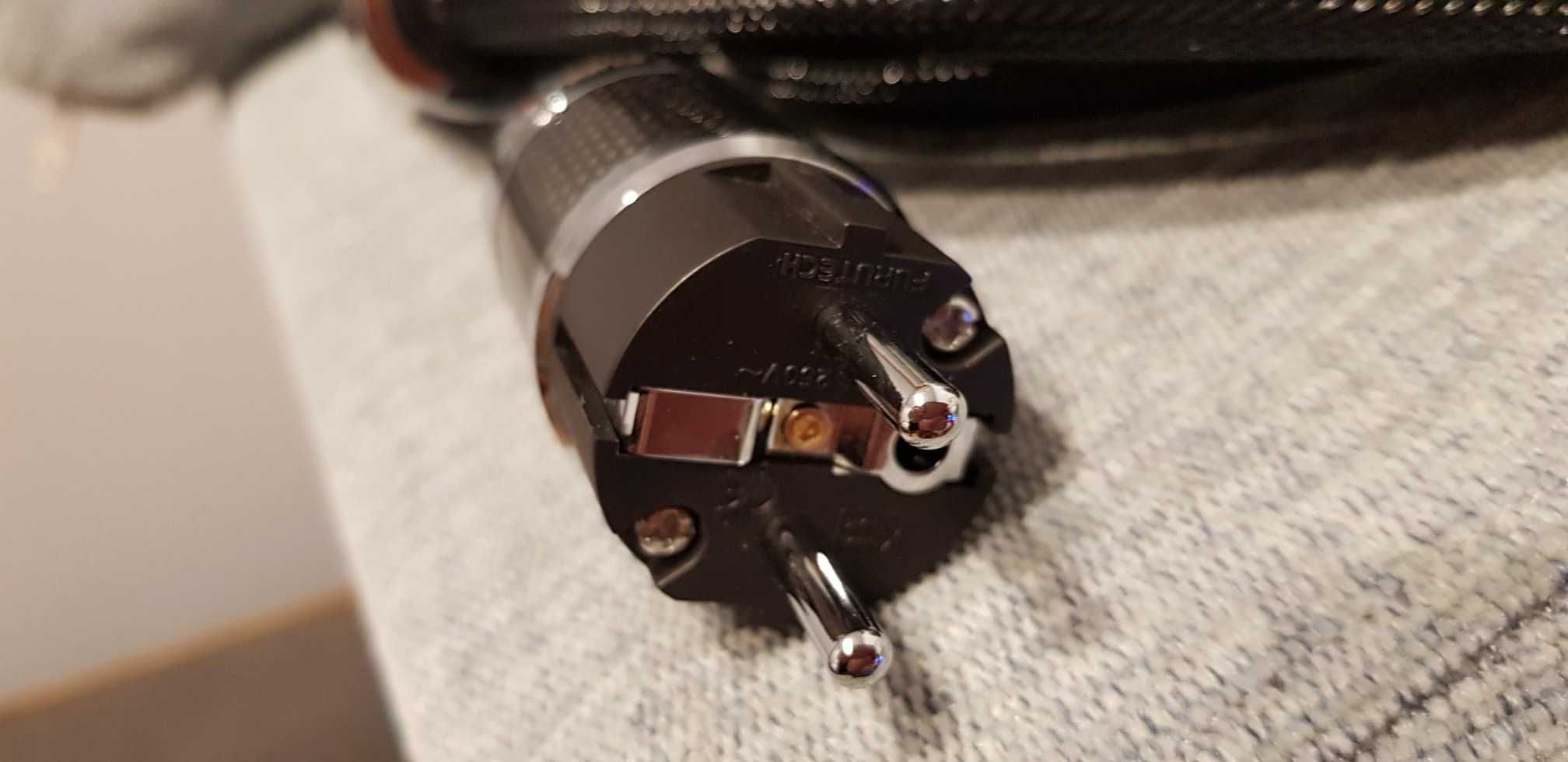 kabel zasilający furutech 1,5 m audio przewód cd dac streamer