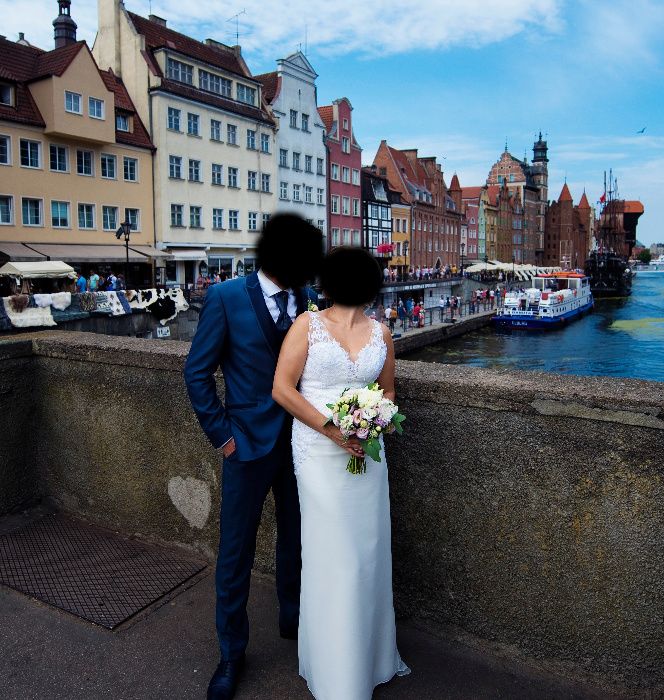 Suknia ślubna ecru, 38