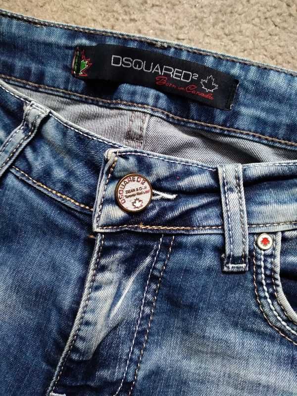 Spodnie męskie Dsquared2, rozmiar s, niebieskie, jeans