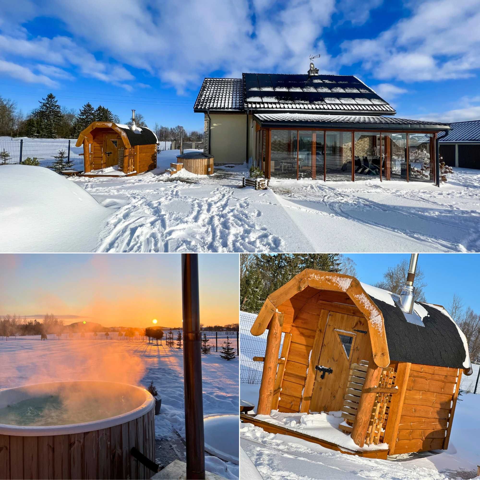 Willa&Spa na Mazurach |  basen, jacuzzi, sauna. 10–12 os. wynajem Dom