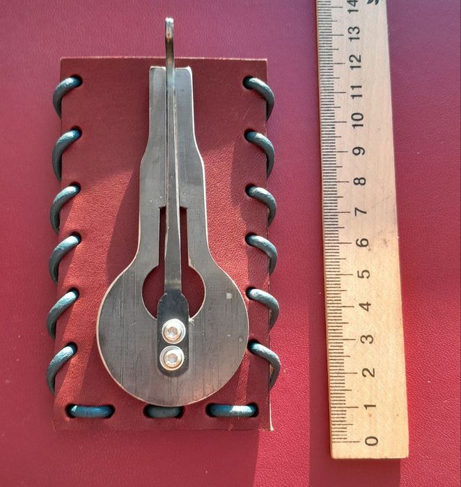 Варган( дримба) "Місяць", Київського майстра у  шкіряному футлярі