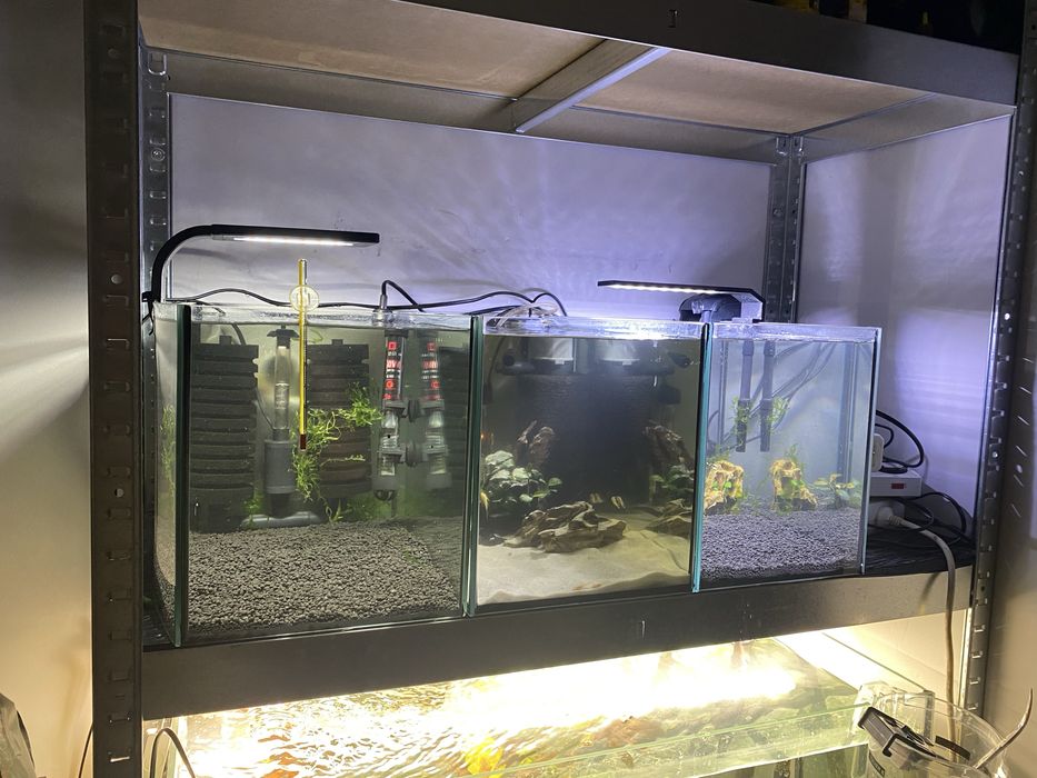 Akwarium 112l filtr grzałka