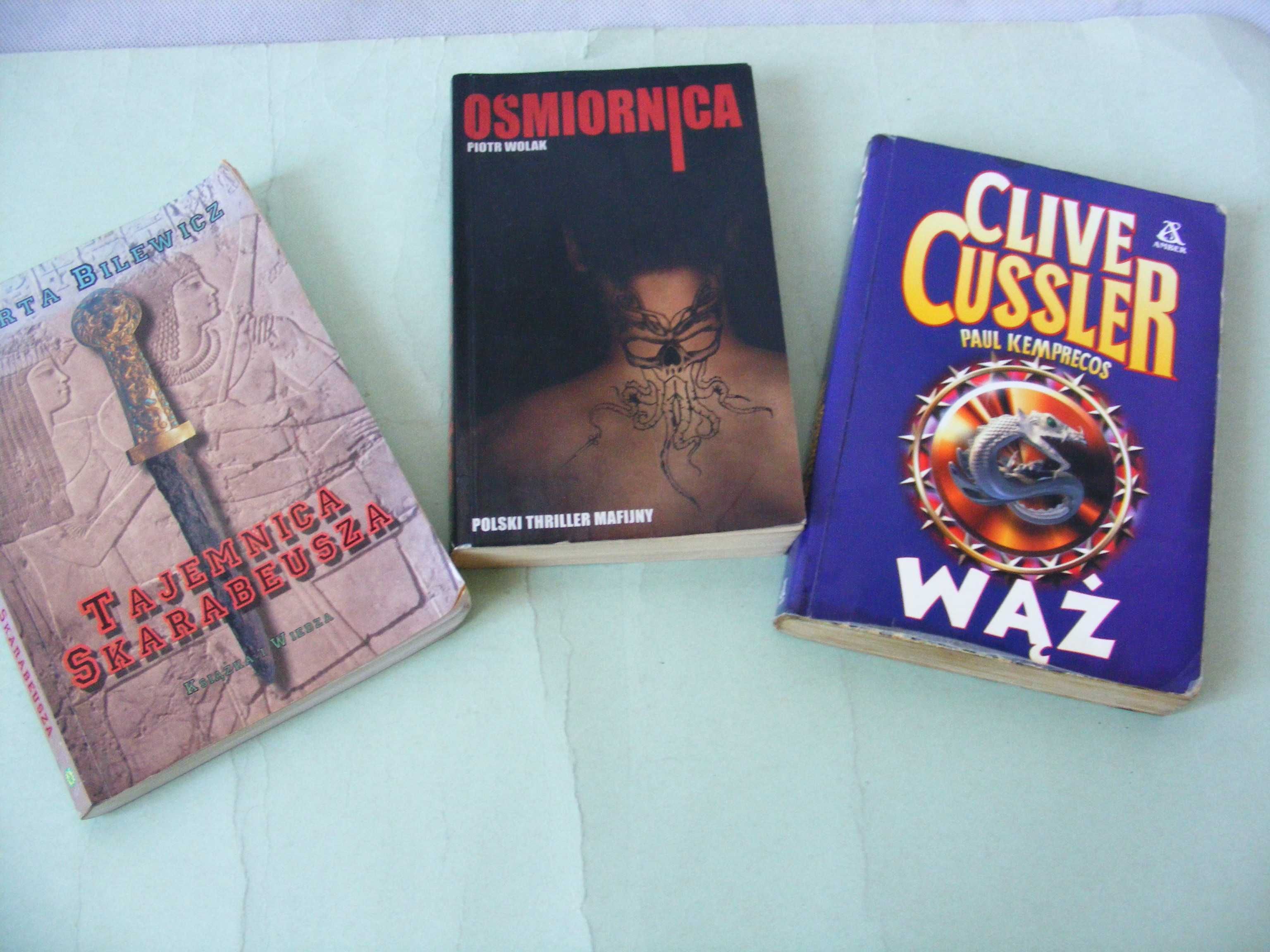 Tajemnica Skarabeusza Bilewicz / Wąż Cussler / Ośmiornica Wolak