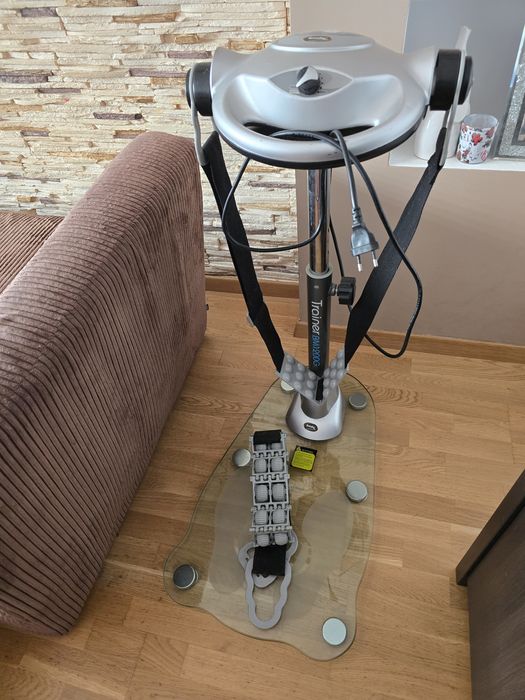 Masażer z pasami , masazer odchudzający na platformie do ciała plus pa