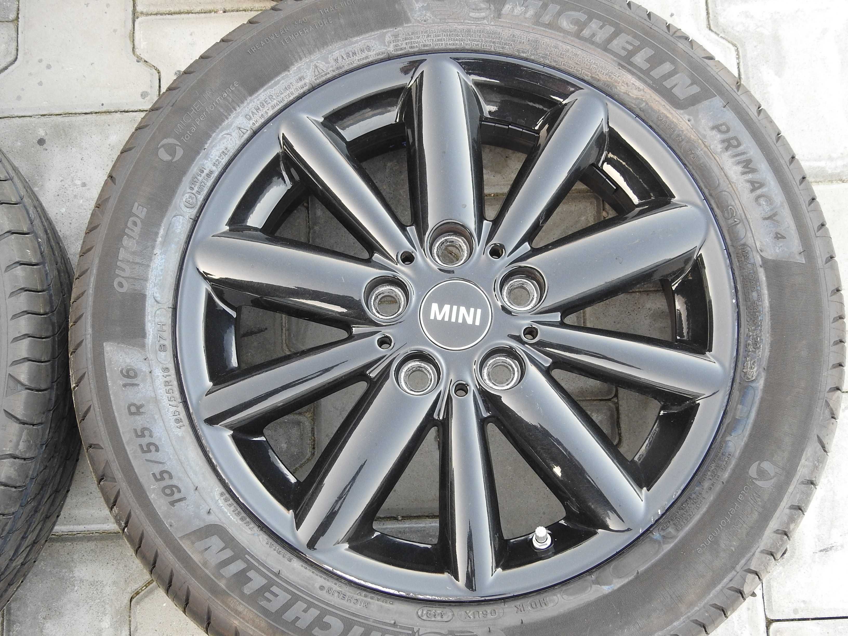 4x ALU Mini 5,5J 16'' 5x112 ET46 + TPMS 19rok JAK NOWE + TPMS