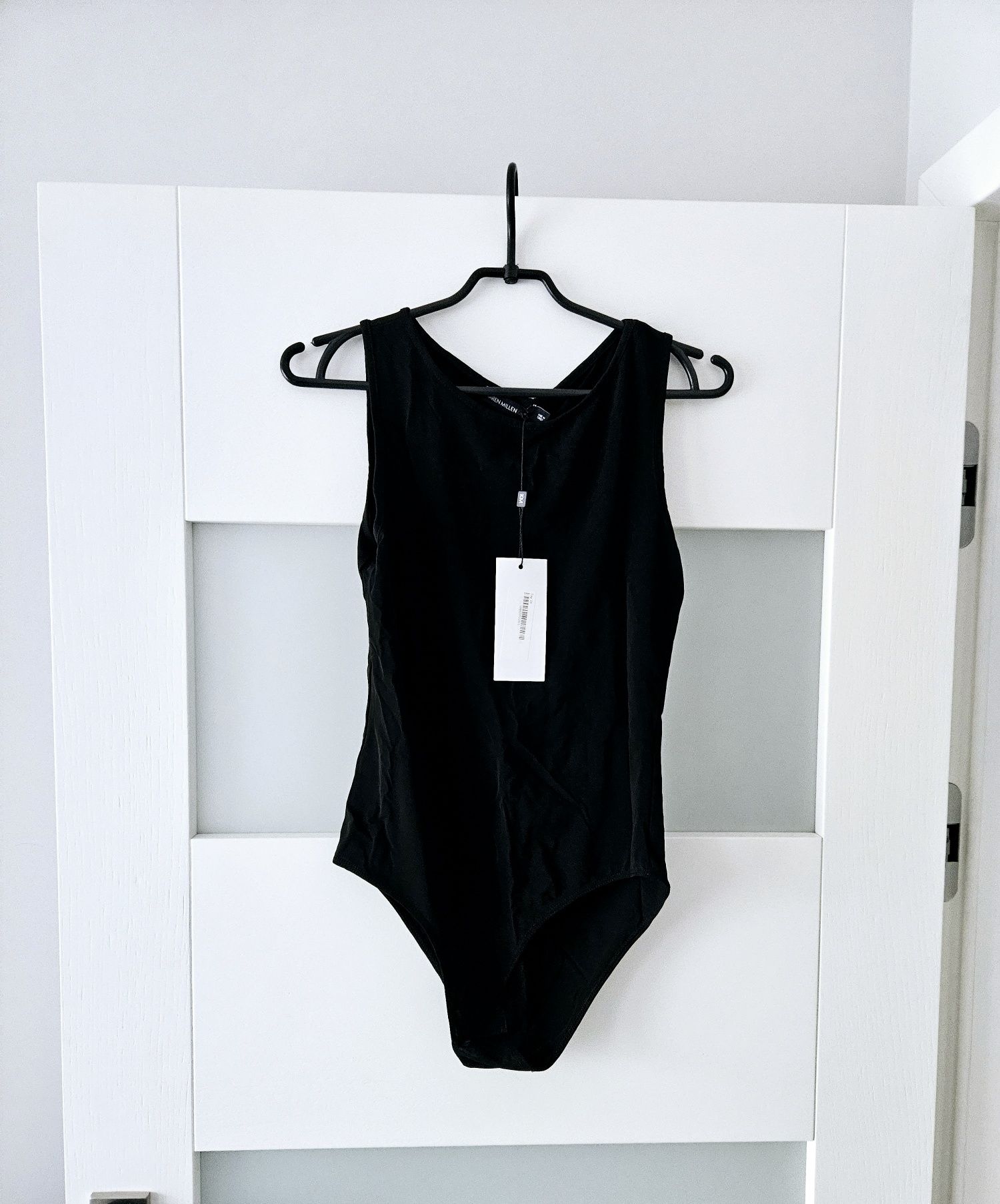 Nowe czarne body m body Karen Millen 38