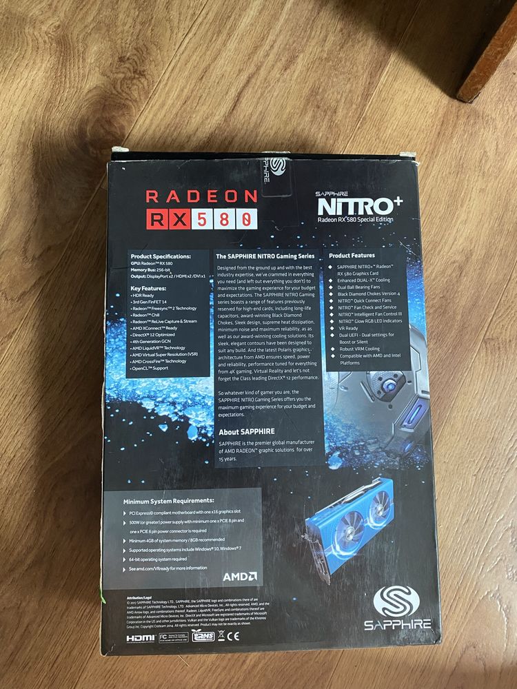 Sapphire RX 580 8GB Nitro+