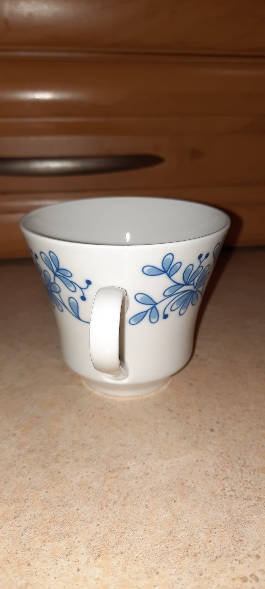 Filiżanka porcelana Weimar Echt Kobalt