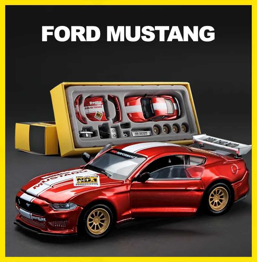 Модель машинка подарок Ford Mustang GT 1:42 автомодель конструктор
