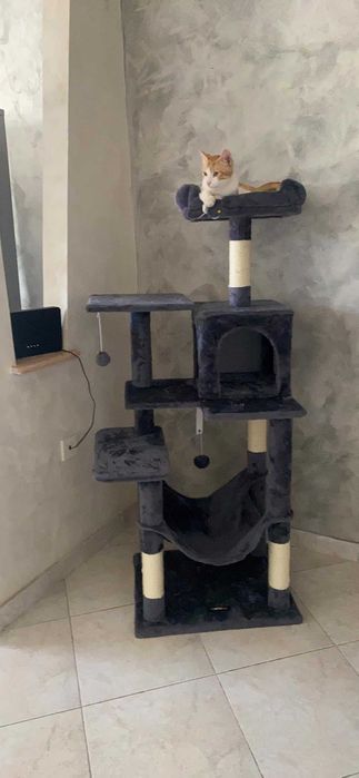 Drapak dla kota duży wysoki drapak NOWY dla kota domek legowisko NOWY