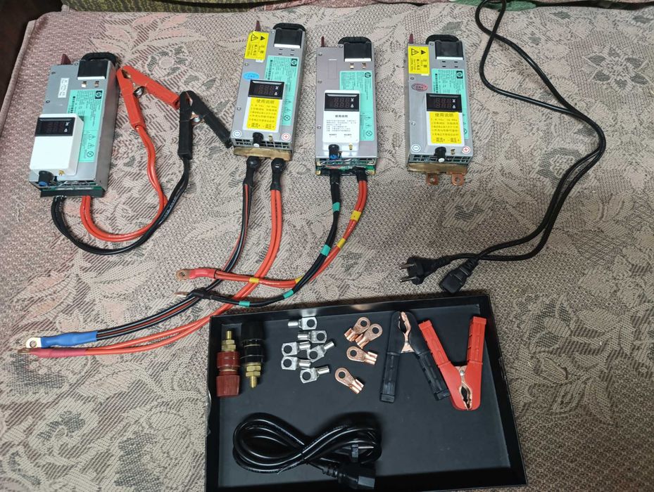 Потужне швидке універсальне зарядне 12v 100A Li-ion LiFePO4 NMC 1200 W