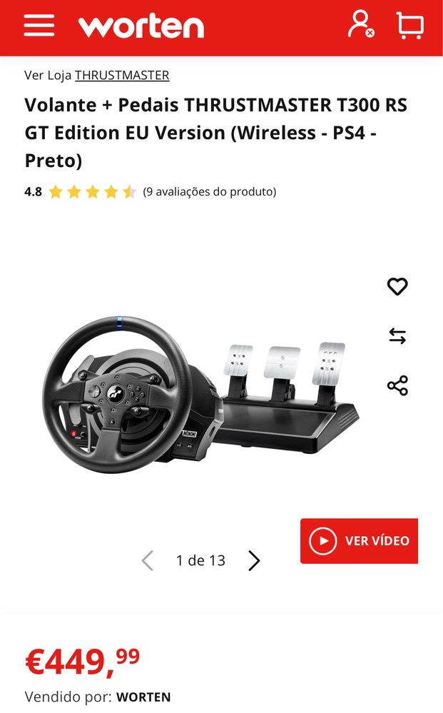 Simulador T300RS + TH8S