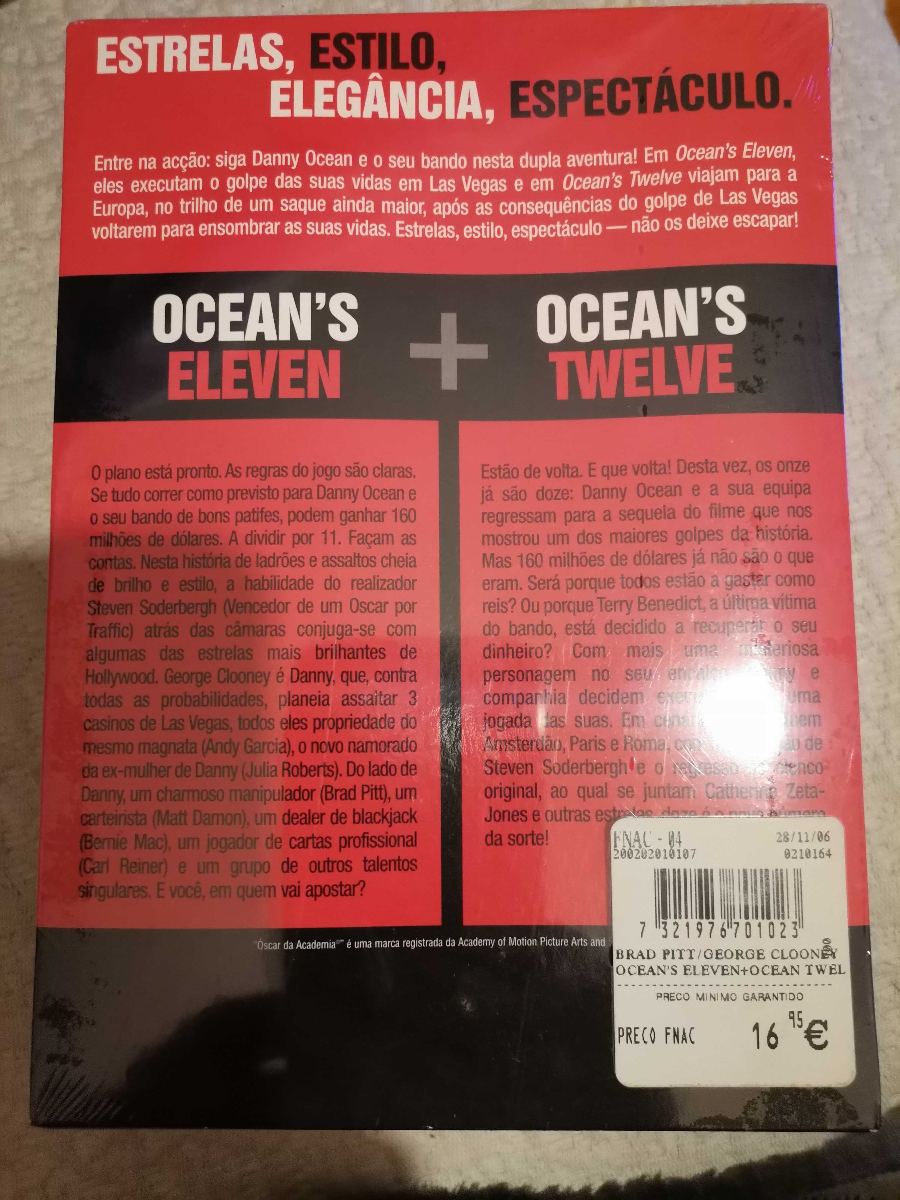 Ocean's Eleven+Twelve Selado DVD