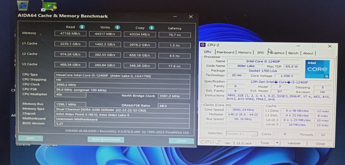 ТОП! Комплект Huananzhi lga 1700 i5 12400f 32gb DDR4 PCIE 4.0