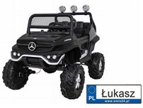Pojazd dla dzieci Mercedes Benz Unimog Czarny JL199