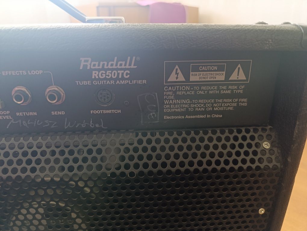 Combo lampowe wzmacniacz gitarowy Randall RG50TC